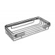Saboneteira Retangular Grande Inox Cromado Brilhante