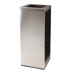 Papeleira Quadrada Inox Acetinado (40L)
